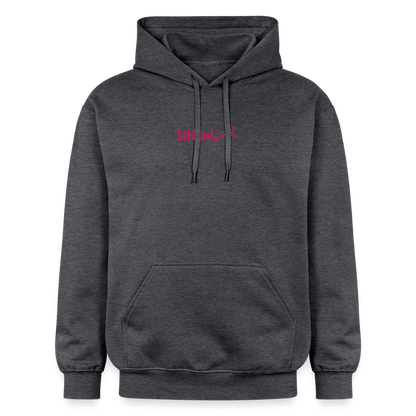 LiNBW. Männer & Frauen Hoodie Life is not just black and white - Dunkelgrau meliert