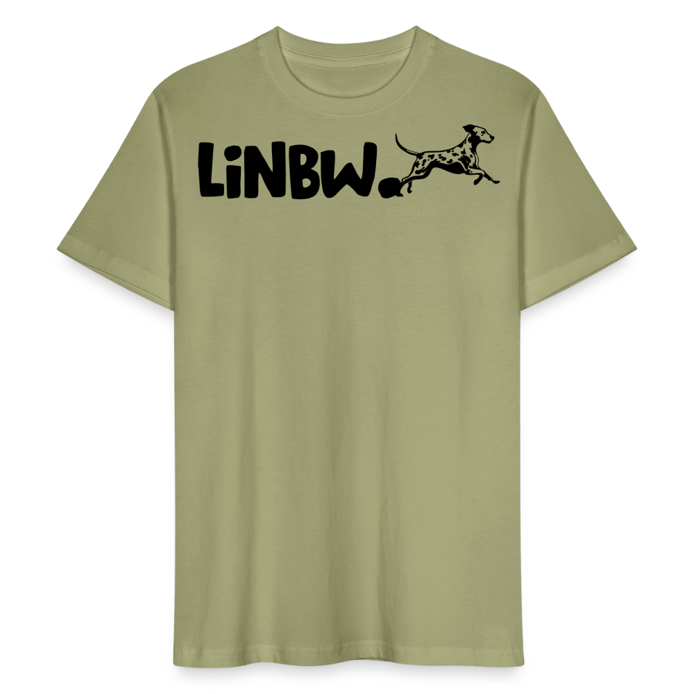 LiNBW. Männer T-Shirt Life is not just black and white - Nebelgrün