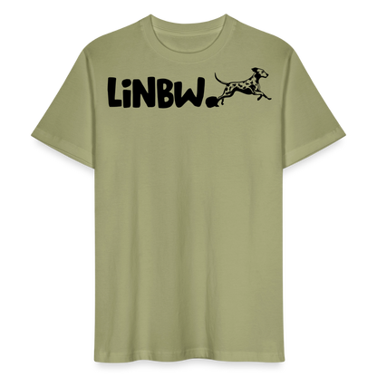 LiNBW. Männer T-Shirt Life is not just black and white - Nebelgrün