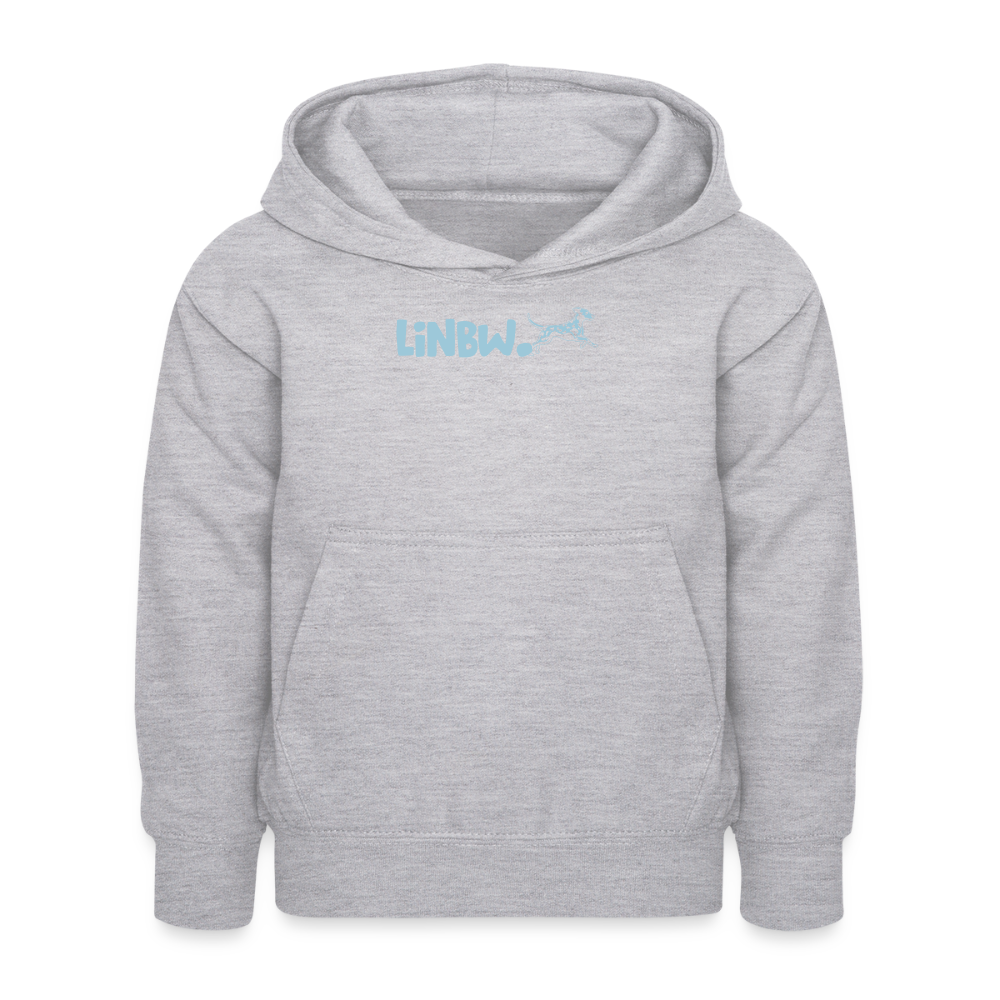 LiNBW. Kinder Hoodie Life is not just black and white - Hellgrau meliert