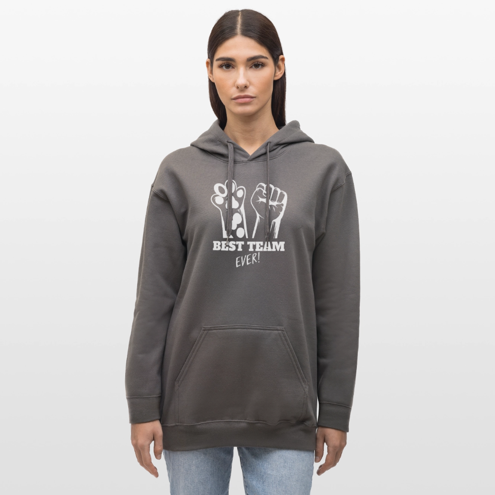 LiNBW. Männer & Frauen Hoodie Best Team Ever - Dunkelgrau