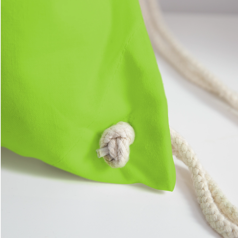 LiNBW. Turnbeutel Best Team Ever - Neongrün