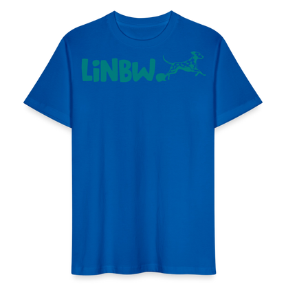 LiNBW. Männer T-Shirt Life is not just black and white - Pfauenblau