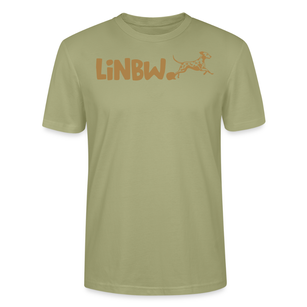 LiNBW. Männer T-Shirt Life is not just black and white - Nebelgrün