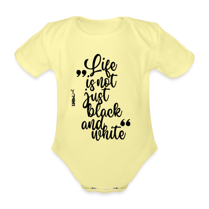 LiNBW. Body Kurzarm Life is not just black and white - Hellgelb