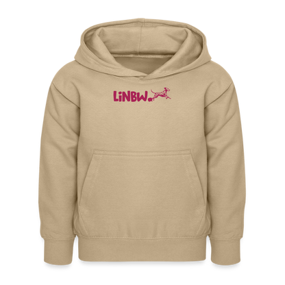 LiNBW. Kinder Hoodie Life is not just black and white - Sand