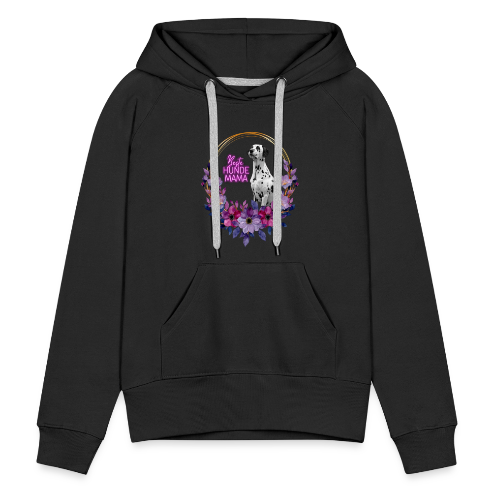 LiNBW. Frauen Hoodie Beste Hundemama - Schwarz