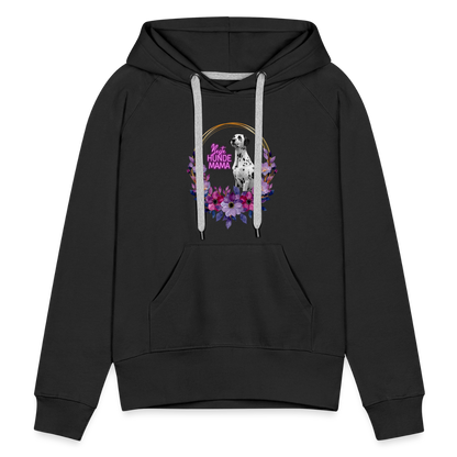 LiNBW. Frauen Hoodie Beste Hundemama - Schwarz