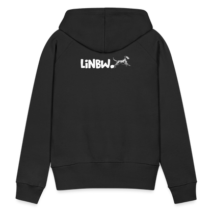 LiNBW. Frauen Hoodie Life is not just black and white - Schwarz