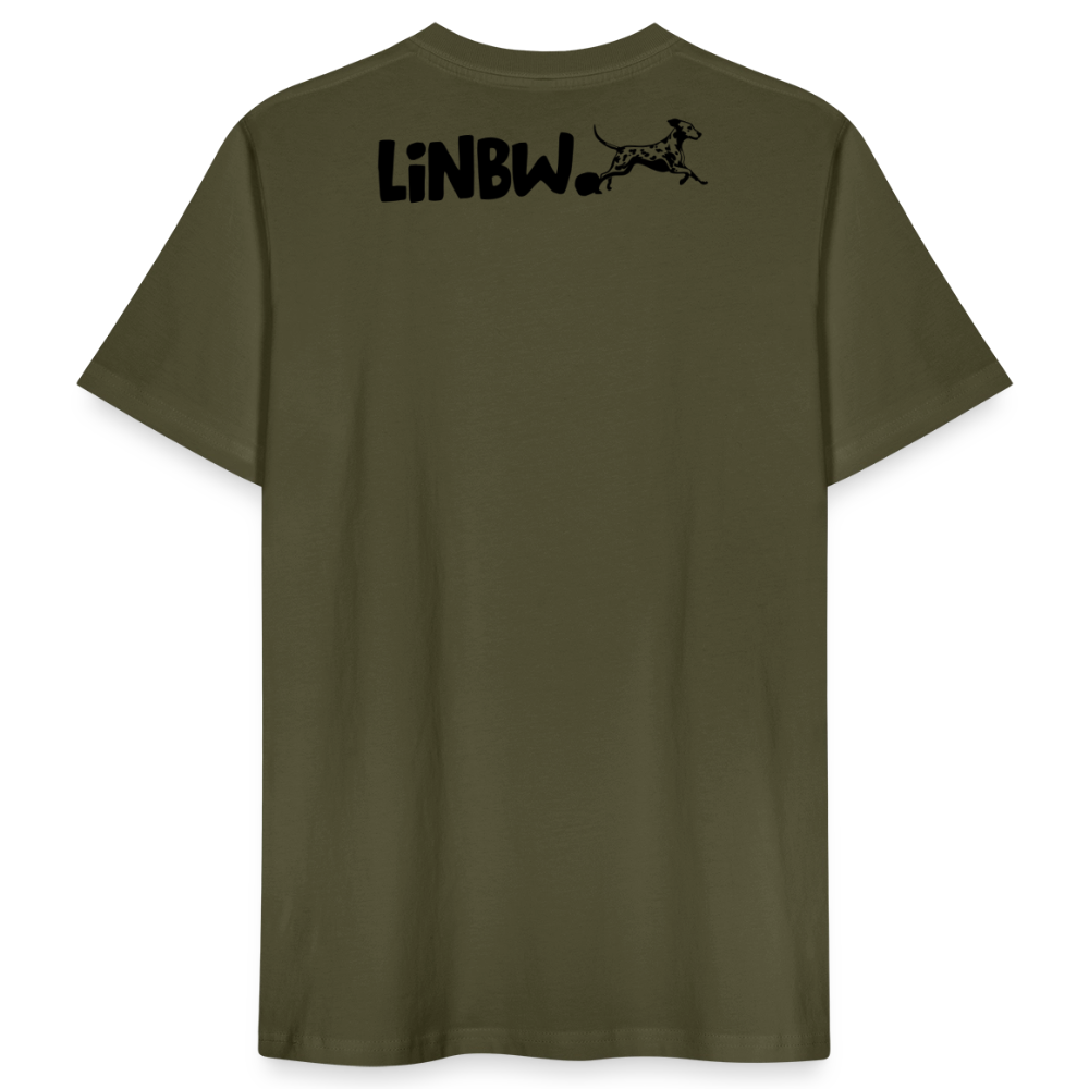 LiNBW. Männer T-Shirt Life is not just black and white - Khaki