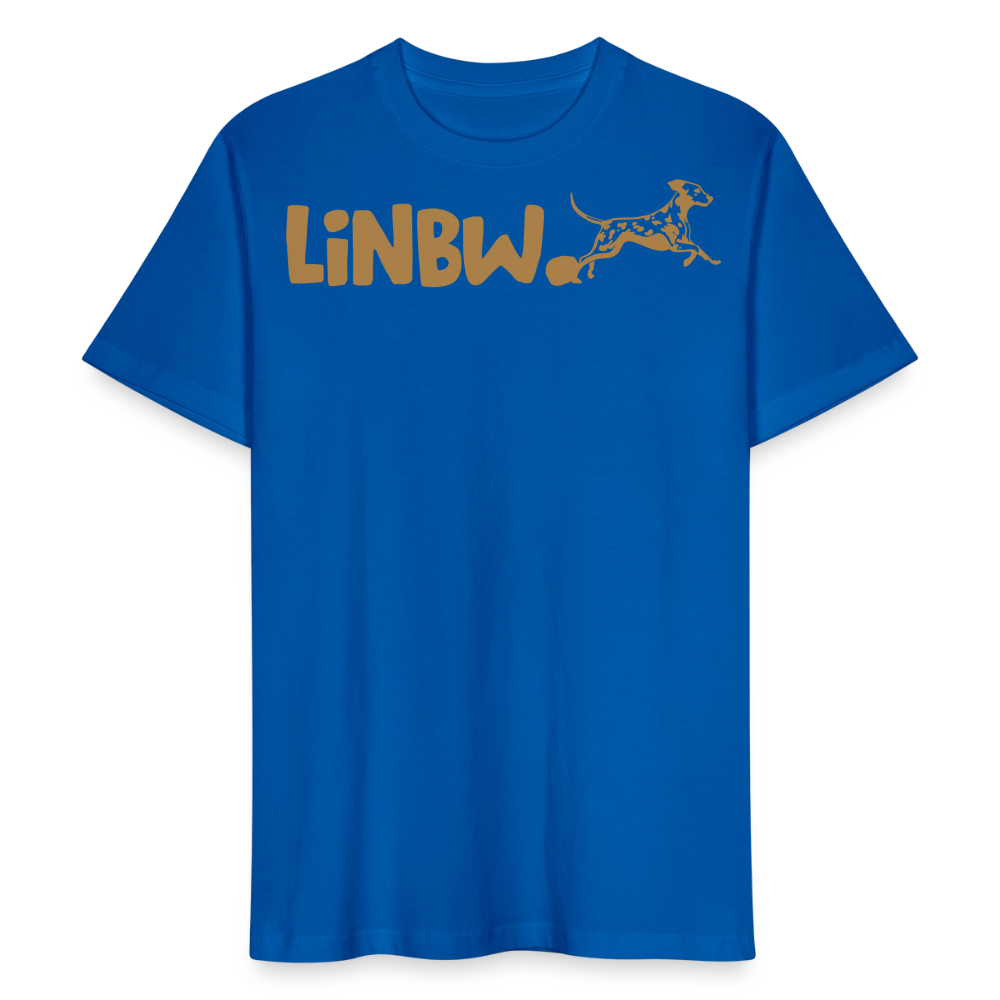 LiNBW. Männer T-Shirt Life is not just black and white - Pfauenblau