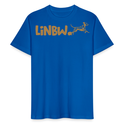 LiNBW. Männer T-Shirt Life is not just black and white - Pfauenblau