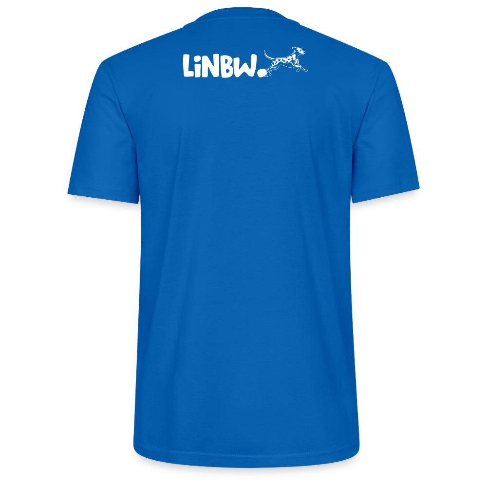 LiNBW. Männer T-Shirt Life is not just black and white - Pfauenblau