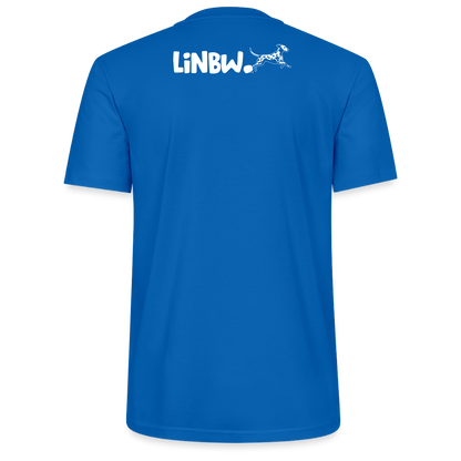 LiNBW. Männer T-Shirt Life is not just black and white - Pfauenblau