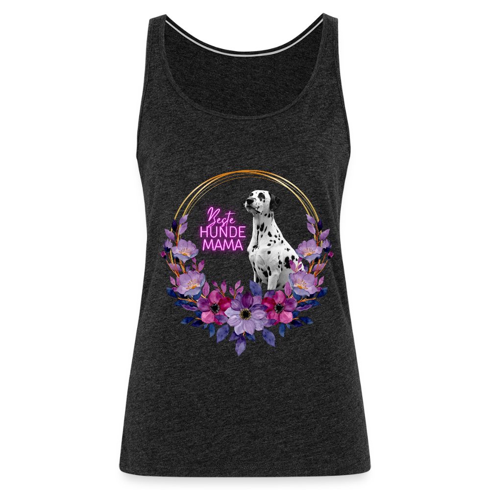 LiNBW. Frauen Tank-Top Beste Hundemama - Anthrazit