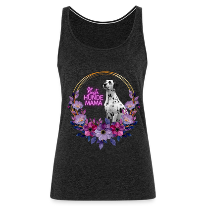 LiNBW. Frauen Tank-Top Beste Hundemama - Anthrazit
