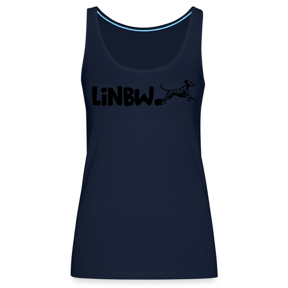 LiNBW. Frauen Tank-Top Life is not just black and white - Navy
