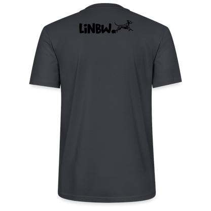 LiNBW. Männer T-Shirt Life is not just black and white - Dunkles Graublau