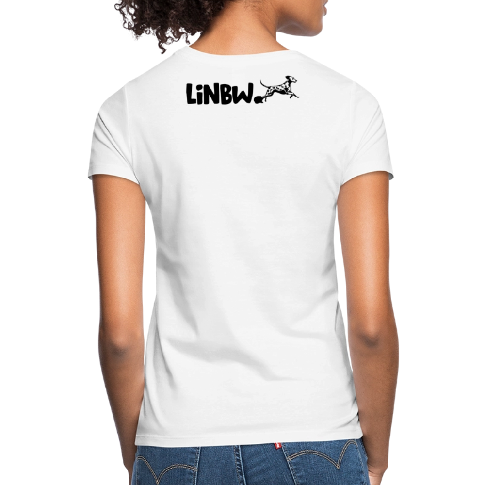 LiNBW. Frauen T-Shirt Life is not just black and white - Weiß