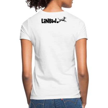LiNBW. Frauen T-Shirt Life is not just black and white - Weiß