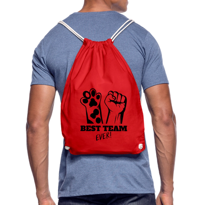 LiNBW. Turnbeutel Best Team Ever - Rot