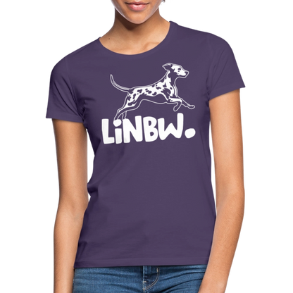 LiNBW. Frauen T-Shirt - Dunkellila