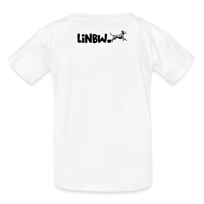 Kinder-T-Shirt – Dalmatiner in Farbe | Life is not just black and white - Weiß