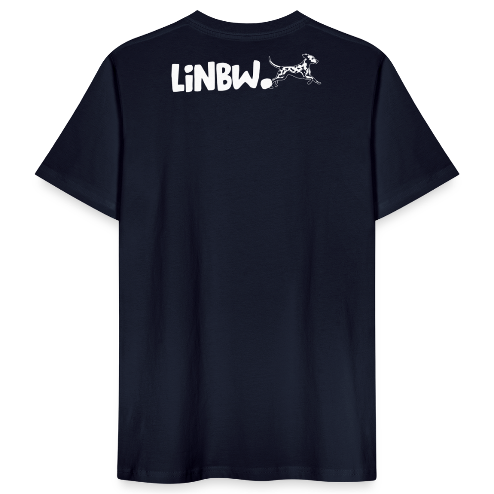 LiNBW. Männer T-Shirt Life is not just black and white - Navy