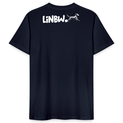 LiNBW. Männer T-Shirt Life is not just black and white - Navy