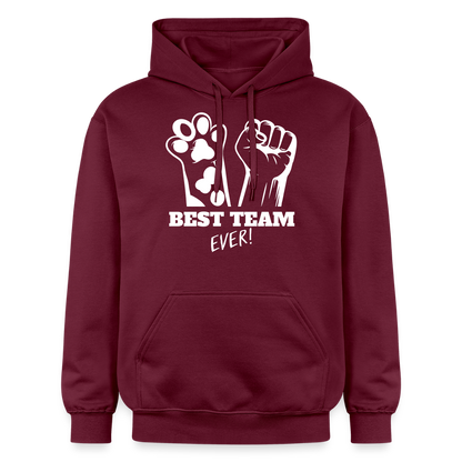 LiNBW. Männer & Frauen Hoodie Best Team Ever - Maroon