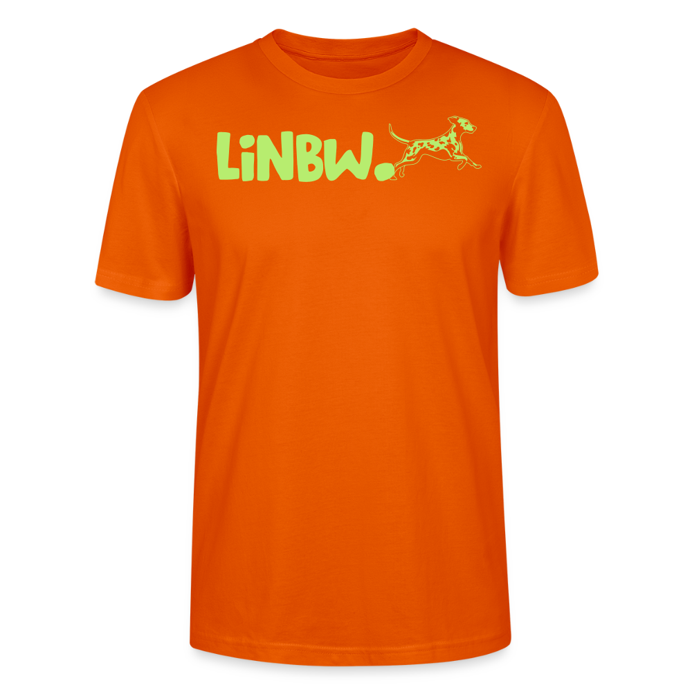 LiNBW. Männer T-Shirt Life is not just black and white - Tieforange