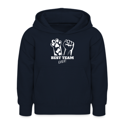 LiNBW. Kinder Hoodie Best Team Ever - Navy