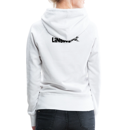 LiNBW. Frauen Hoodie Life is not just black and white - Weiß