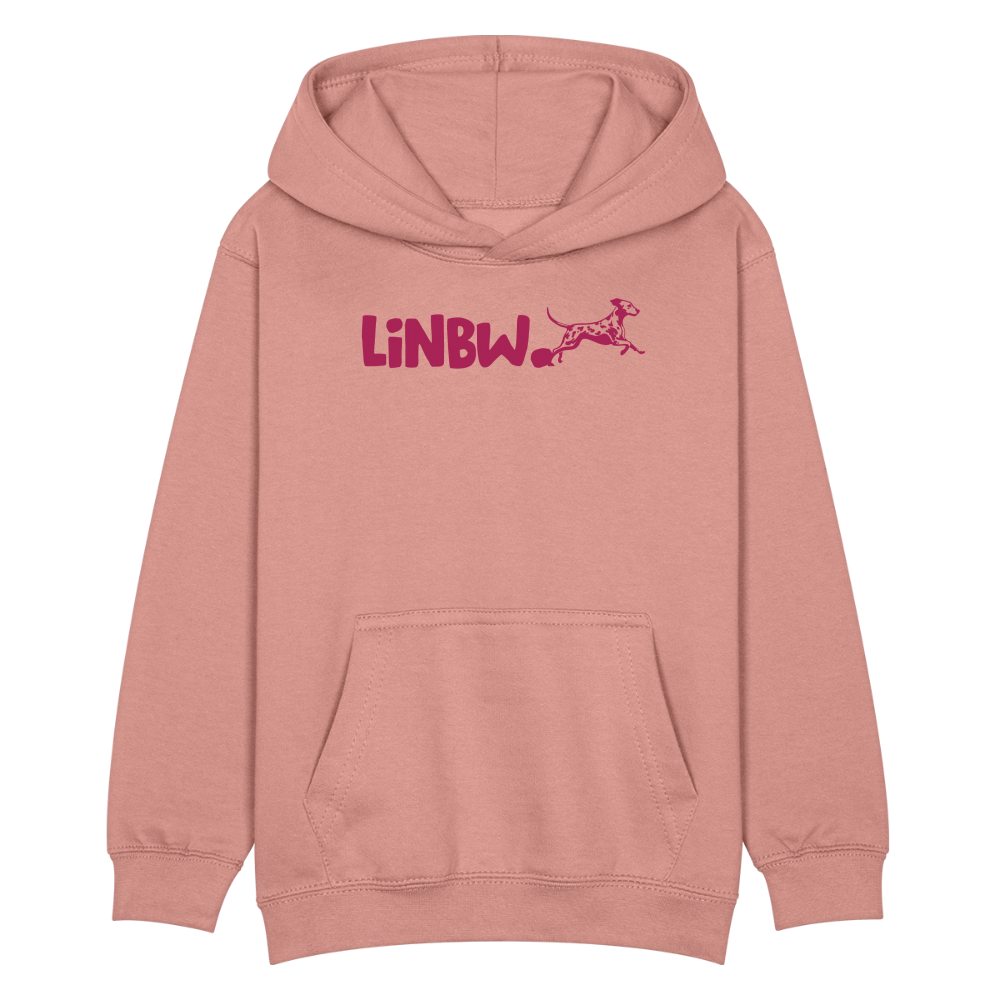 LiNBW. Kinder Hoodie Life is not just black and white - Altrosa