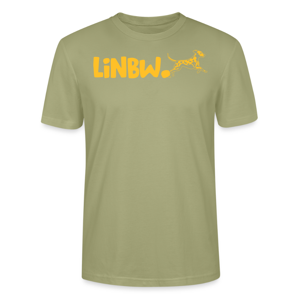 LiNBW. Männer T-Shirt Life is not just black and white - Nebelgrün