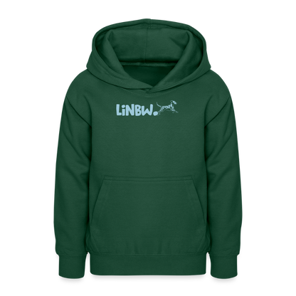 LiNBW. Teenager Hoodie Life is not just black and white - Flaschengrün