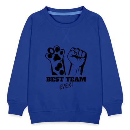 LiNBW. Kinder Pullover Best Team Ever - Royalblau