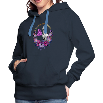 LiNBW. Frauen Hoodie Beste Hundemama - Navy