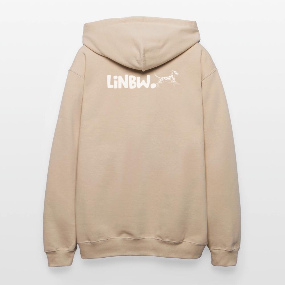 LiNBW. Männer & Frauen Hoodie Life is not just black and white - Sand