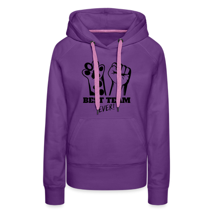 LiNBW.  Frauen Hoodie Best Team Ever - Purple
