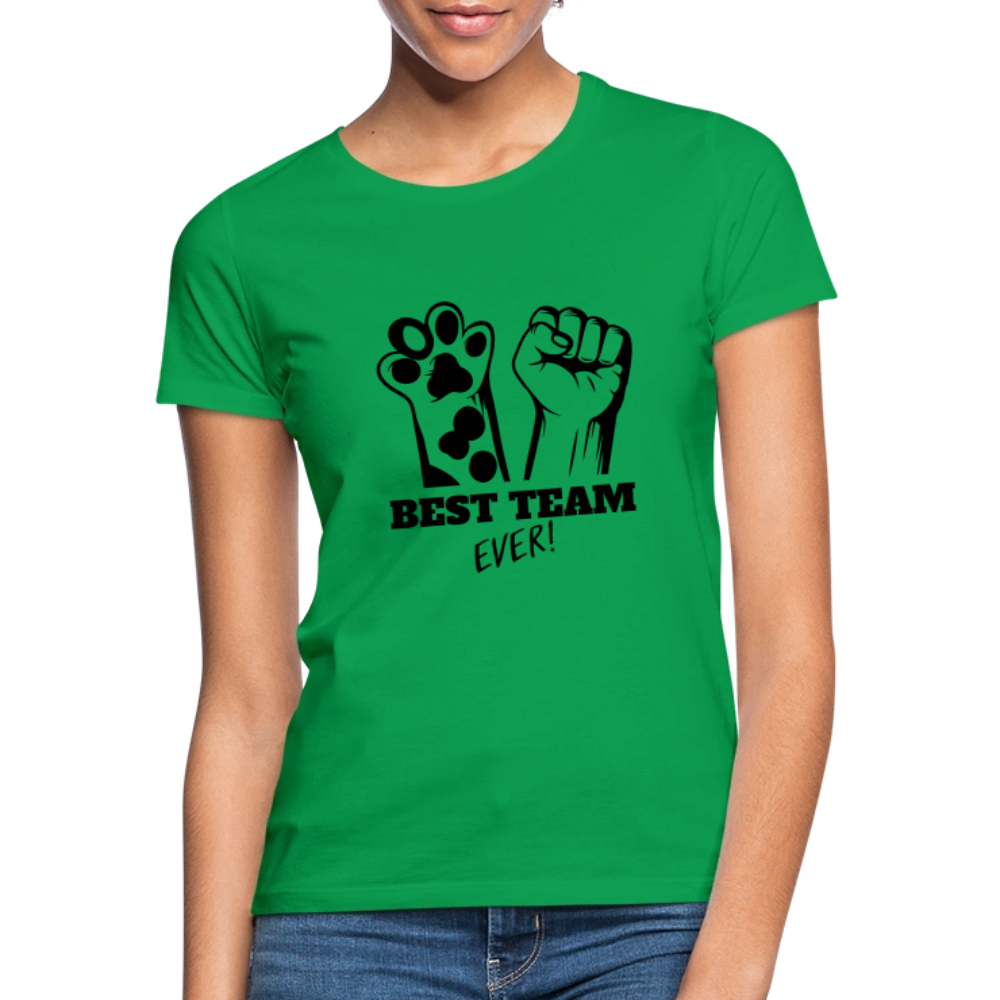 LiNBW. Frauen T-Shirt Best Team Ever - Kelly Green