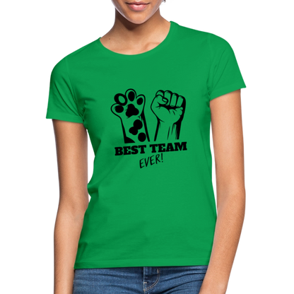 LiNBW. Frauen T-Shirt Best Team Ever - Kelly Green