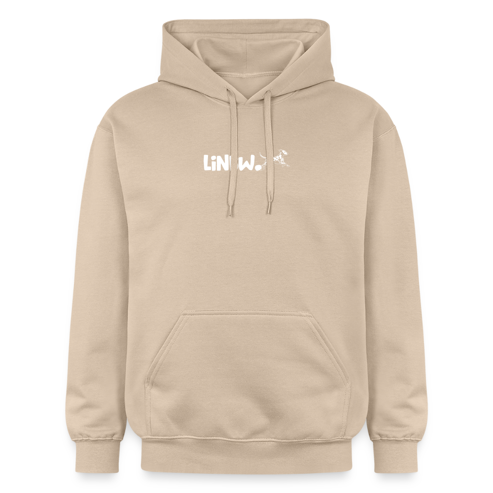 LiNBW. Männer & Frauen Hoodie Life is not just black and white - Sand