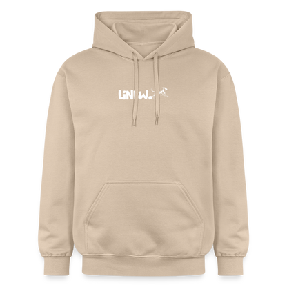LiNBW. Männer & Frauen Hoodie Life is not just black and white - Sand