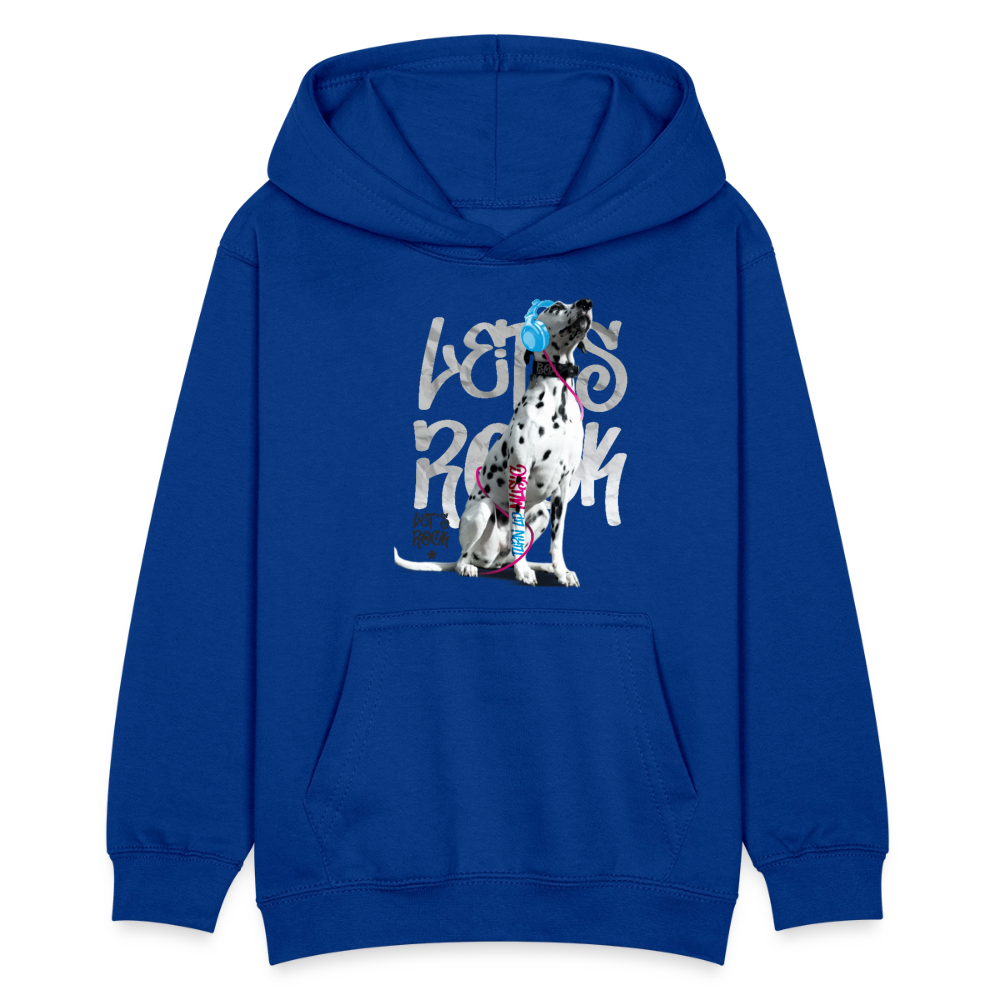 LiNBW. Kinder Hoodie Dalmatiner Let's Rock - Royalblau