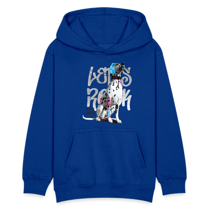 LiNBW. Kinder Hoodie Dalmatiner Let's Rock - Royalblau