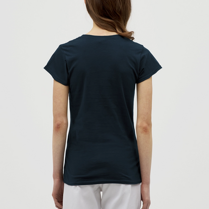 LiNBW. Frauen T-Shirt Schnurren ist mein Soundtrack - Navy
