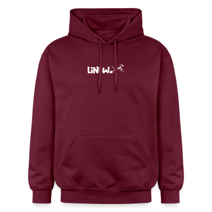 LiNBW. Männer & Frauen Hoodie Life is not just black and white - Maroon