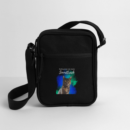 LiNBW. Crossbody Bag Schnurren ist mein Soundtrack - Schwarz