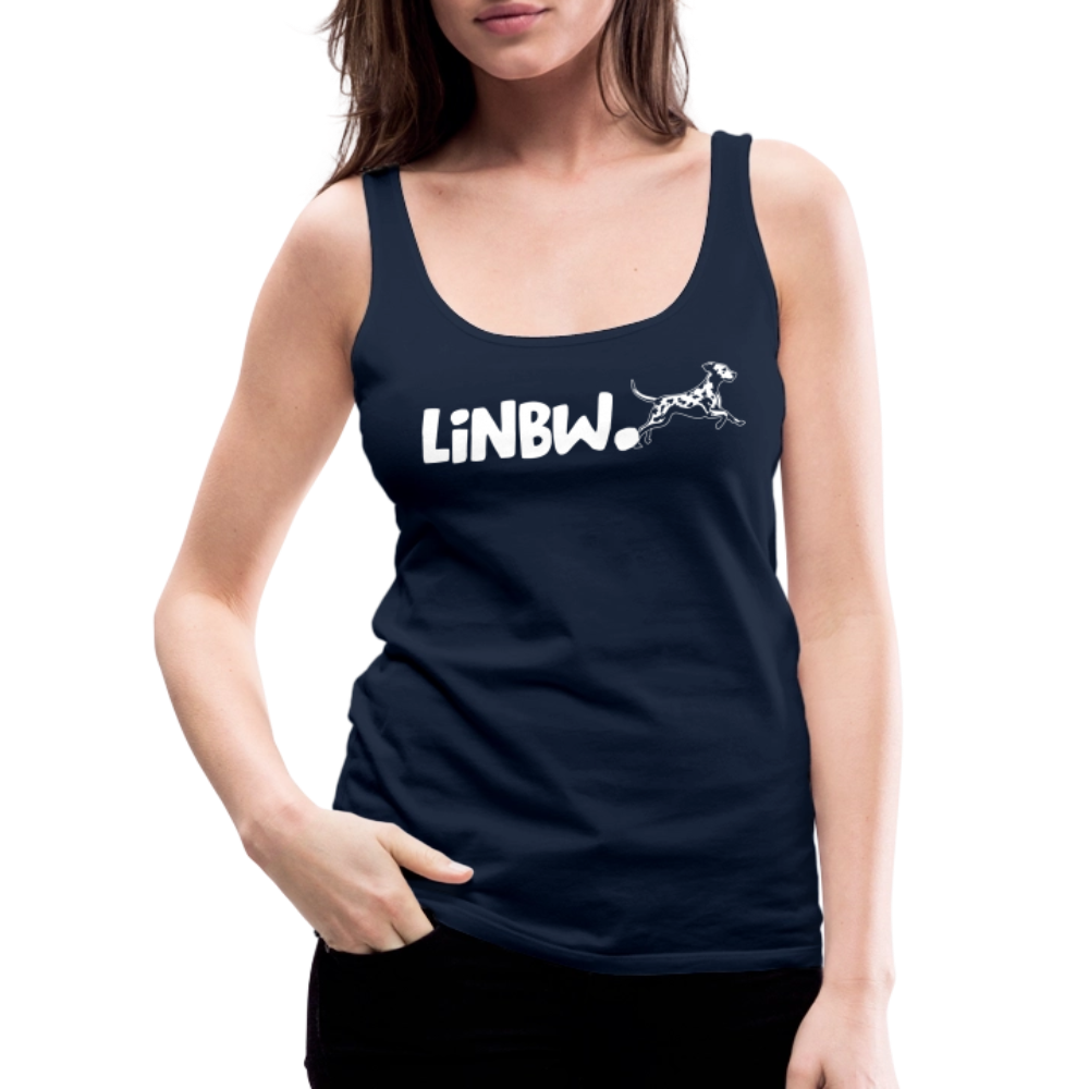 LiNBW. Frauen Tank-Top Life is not just black and white - Navy